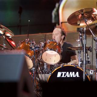 Lars Ulrich Rocks the Crowd with His Drums
