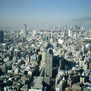 Urban Skyscraper Cityscape at Ebisu Tower