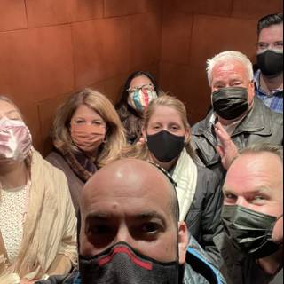 Masked Elevator Ride