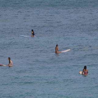 Serene Summer Surf Session in Hawaii