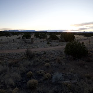 Desert Twilight Along New Mexico's Backcountry Road