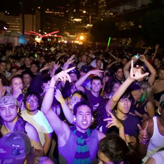 Nocturnal Beats: The Vivid Crowd's Rave