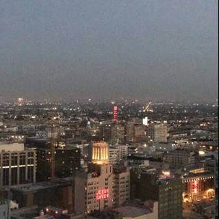 Dusk over the Los Angeles Skyline
