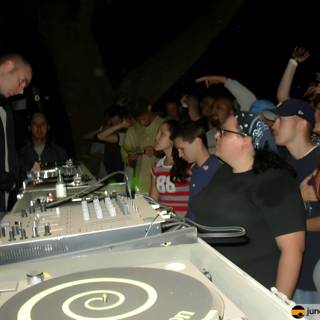 Nightclub DJ Creates Electric Atmosphere