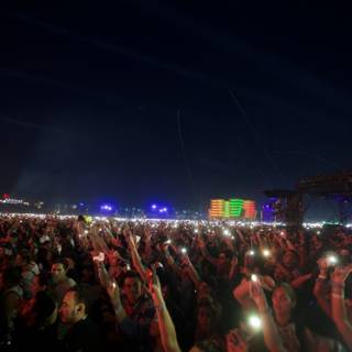 Lights, Flares, and Music at Coachella