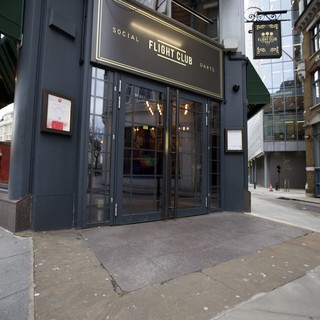 Flight Club Social Darts Venue Exterior in London