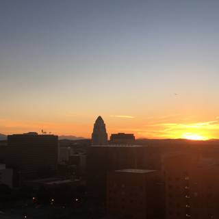 Sunset over the Urban Metropolis
