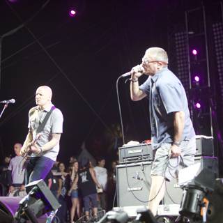 Men on Stage at Coachella Concert