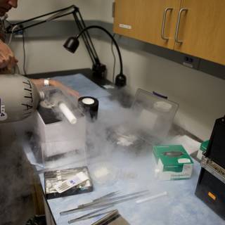 Laboratory Pouring