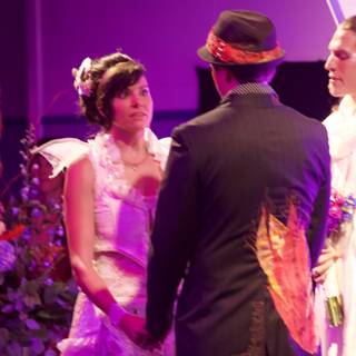 An Elegant Wedding in a Purple Wonderland