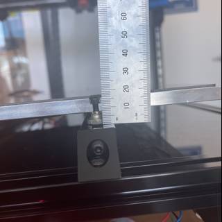 Measuring Equipment Attached to Metal Surface