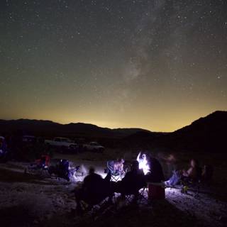 Campfire Stories Under the Starry Sky