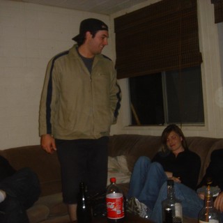 Friends Gathering at a Casual House Party Night