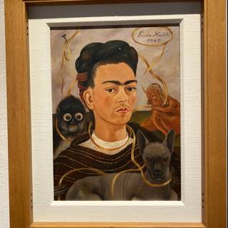 Frida Kahlo's Self-Portrait in Xochimilco