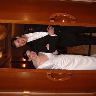 Newlyweds Make Grand Entrance Through Ballroom Doors
