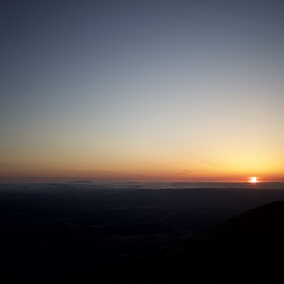 Last Light Over the Valley from Mount Diablo