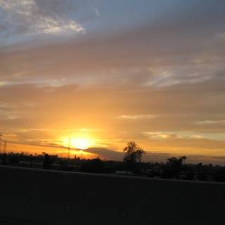 City Sunset from the Freeway