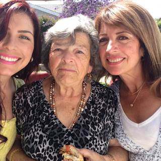 Three generations of stylish women
