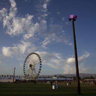 Twilight Spin: Ferris Wheel at Coachella 2024