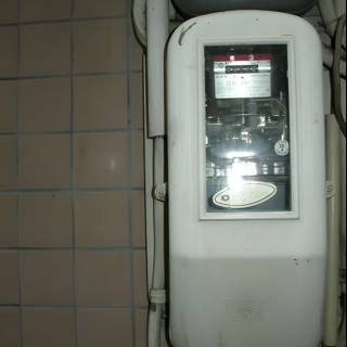 White Electrical Meter at Osaka City Hall