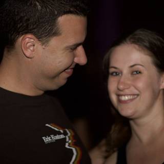 Smiling Couple at Party
