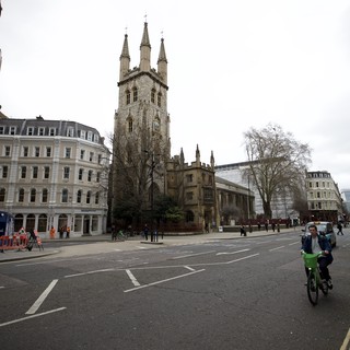 Historic Church Tower on London Street