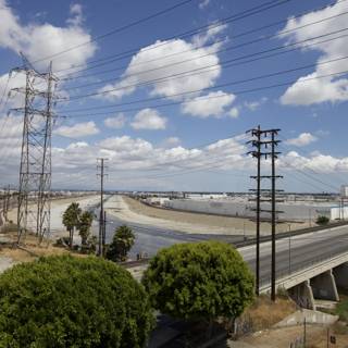 Overpass View of the Los Angeles River