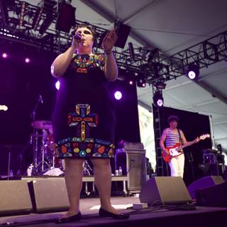 Beth Ditto and the Music Ensemble Shine on Coachella Stage