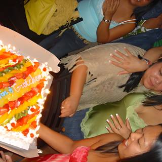 Adibah Noor Celebrates her Birthday with Cake and Friends