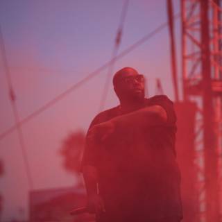 Killer Mike Takes the Stage in a Sea of Fog and Light