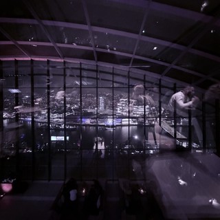 Night View from The Shard's Sky Lounge