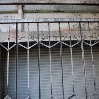 Graffiti on a Metal Gate