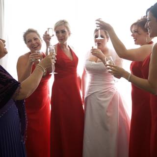 Ladies in Red: A Toast to Elegance