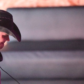DJ in Cowboy Hat Focused at Wobbleland 2026
