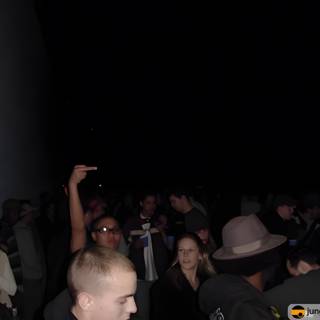 Night Club Crowd in Fedora Hats