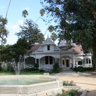 Serene Villa with Fountain