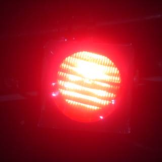 Red Traffic Light in the Dark