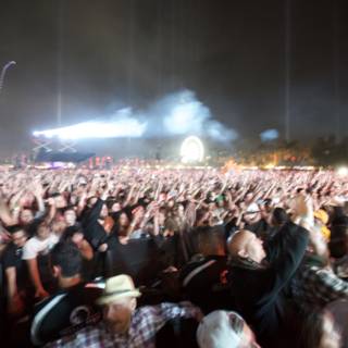 Hands Up at Coachella Concert