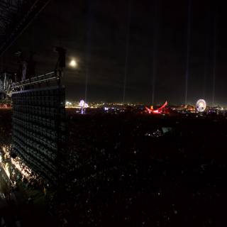 Metropolis Night Lights Shine on Coachella Crowd
