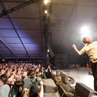 Rock Star Zack de la Rocha Commands Coachella Stage
