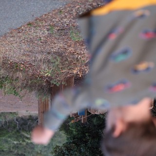 Child's Playful Blur at Mount Diablo Campsite