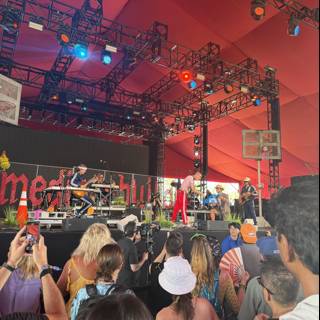 Vibes Under the Red Tent