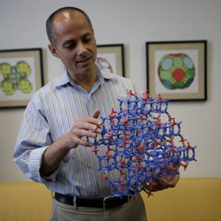 Molecule Model in Hand