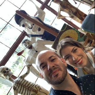 Selfie with Skeletons