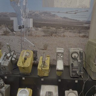 Cold War Era Radiation Detection Equipment Display