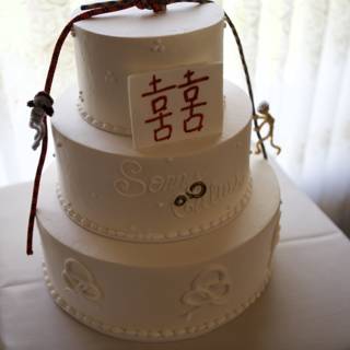 Stunning White Wedding Cake