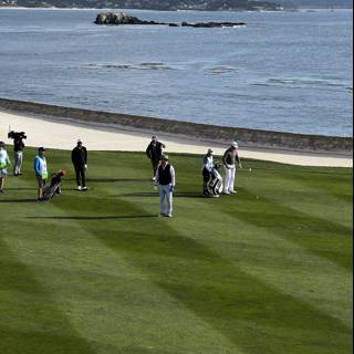 Teeing Off at Pebble Beach Golf Links