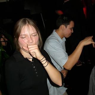 Laughing Couple in Nightclub