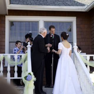 The Newlyweds on Their Porch