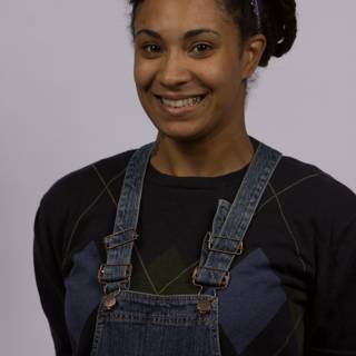 Stylish and Happy in Overalls